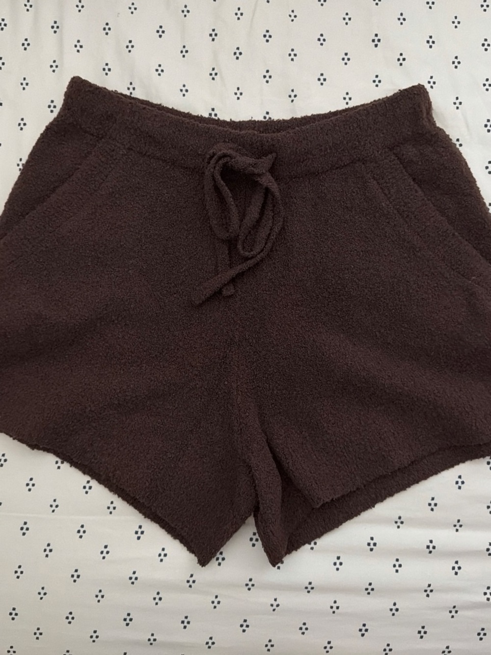 Auden Plush Fleece Athletic Shorts - Chocolate Brown